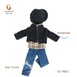 14 Inch Full Vinyl Boy Doll Clothes Accessories Wholesale