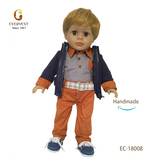 18 inch Vinyl Boy Doll Custom Design Clothes For Kids