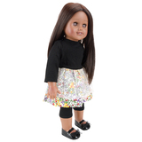 Black doll 18 inch american girl dolls for vinyl doll toys