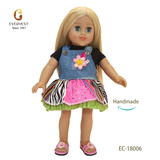 18 inch Doll Clothes Custom Design Accessories For Kids